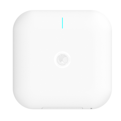 Punto de acceso Wi-Fi 6 / 5 radios / 8x8 802.11ax / Radio definida por Software / Capacidad Agregada de 6 Gbps / Sensor de Escaneo / Bluetooth BLE 4.1 / Seguridad WPA3 / Administración en la nube.