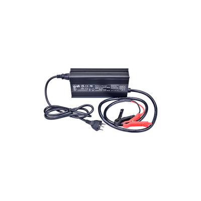  Cargador de Baterías de Litio / 20A / 12.8V / Entrada 100-240V AC / Protecciones Múltiples / Certificaciones Internacionales
