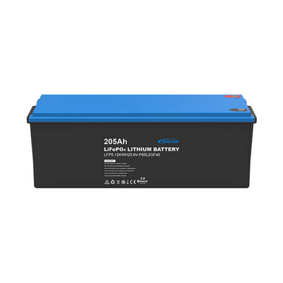 Batería de Litio LiFePO4 / 25.6V 206Ah 5.27 kWh / IP65 / Bluetooth / 100A Contínuo / 200A Máximo / >4000 Ciclos 80% DOD / Células Prismáticas Grado A