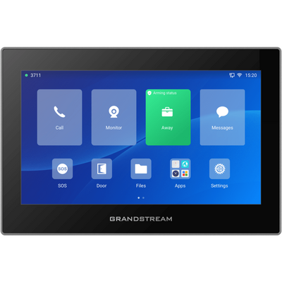 Estación de Intercomunicación SIP con Wi-Fi 6, Bluetooth y Control Total para Agendamiento de Salas y Edificios Inteligentes (Color Negro)