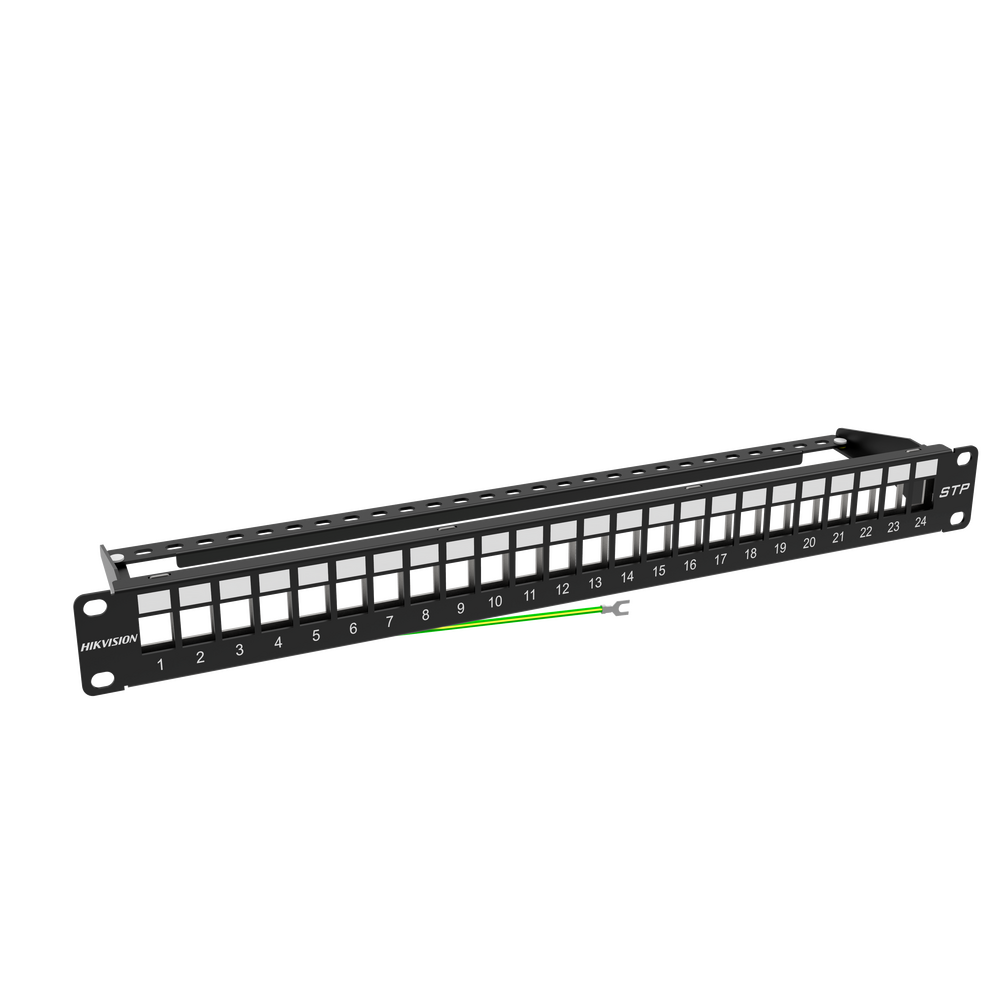 Patch Panel Sin Blindaje / Modular Keystone / Sin Jack / 24 Puertos / 1 Unidad De Rack