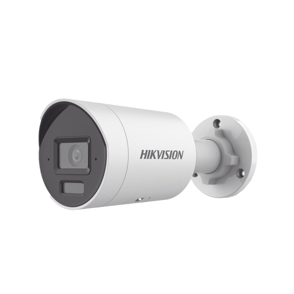 Bala IP 8 Megapixel (4K)/ Lente 2.8 mm / 40 mts IR EXIR /Exterior IP67 / WDR 120 dB / PoE / Micrófono Integrado / ACUSENSE (Evita Falsas Alarmas) / Metal / MicroSD / ONVIF