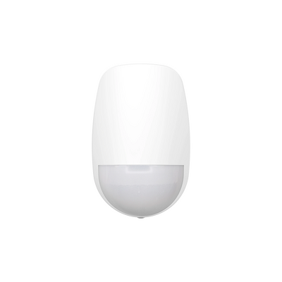 (AX PRO) Detector PIR Inalámbrico de Doble Tecnología / Inmunidad a Mascotas / Rango de Detección de 12 mts / Angulo de 85.9° de Cobertura