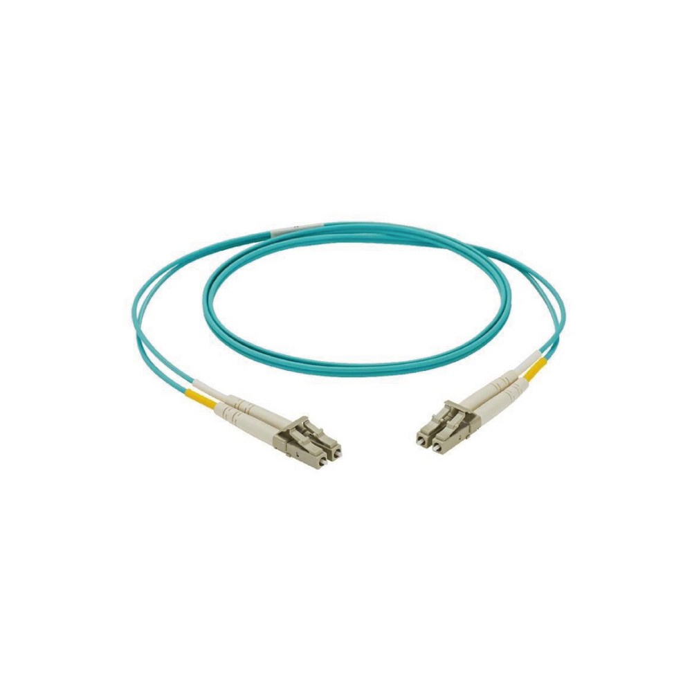 Jumper de Fibra Optica Netkey OS2, Chaqueta Riser 1.6 mm, LC Dúplex a LC Dúplex – 2 metros