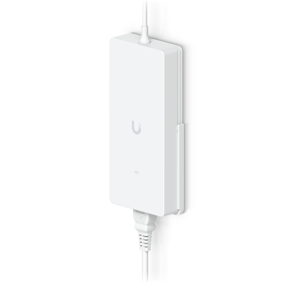 Adaptador de Corriente AC 210W / Entrada 100-240V AC / Salida 54V DC / Compatible con Switches PoE UniFi / Montaje en Pared / Cable AC 1.5m / Compatible con Switches UniFi Ultra, Pro Max 16 POE, y Flex 2.5G 8 POE