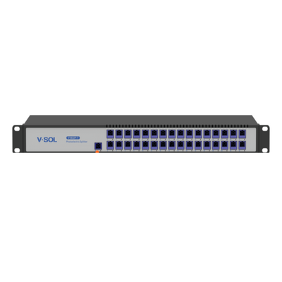 Splitter Activo PoF 32 Puertos PON SC/UPC Out Para Montaje en Rack Potencia Máxima hasta 370 W