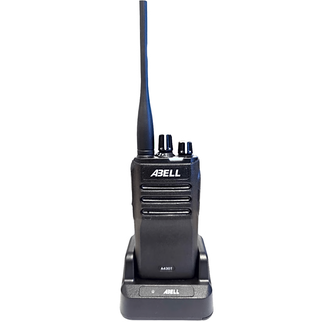 Commercial DMR Radio A430T / UHF 400-480 MHz / 256 Channels / 5W Power / Dual Digital-Analog / 1600 mAh Battery, 16 Hours / Voice Encryption / CE FCC Certified
