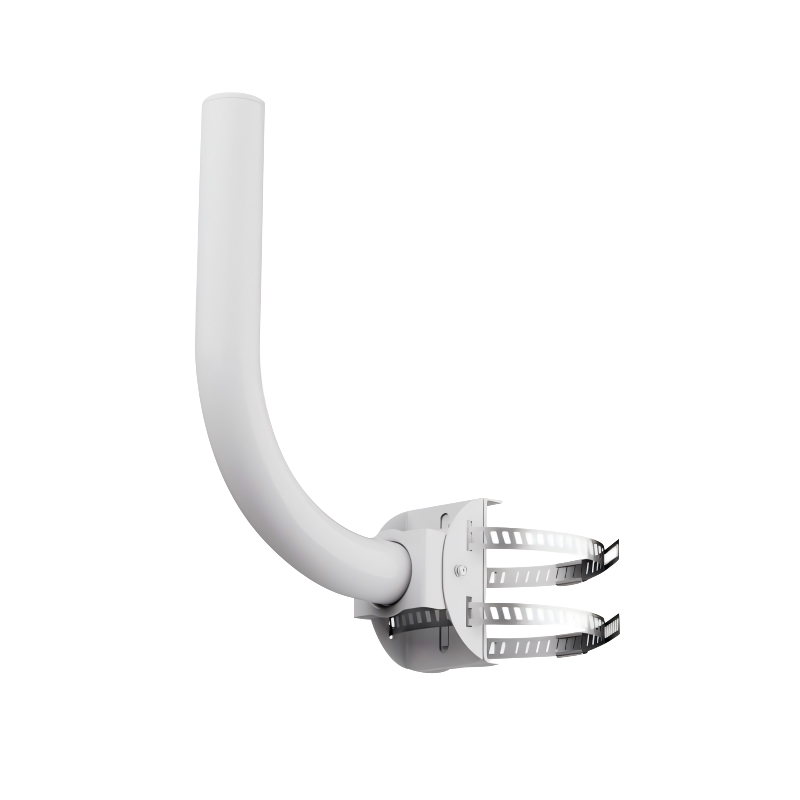 Adjustable Heavy-Duty Mounting Bracket for Wall or Pole Installation, Compatible with Small to Medium CPE Devices (-45° to +25° Tilt, Anti-Corrosion, UV-Resistant)